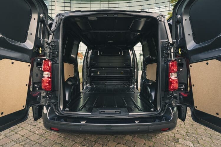 Fiat E-Scudo load area