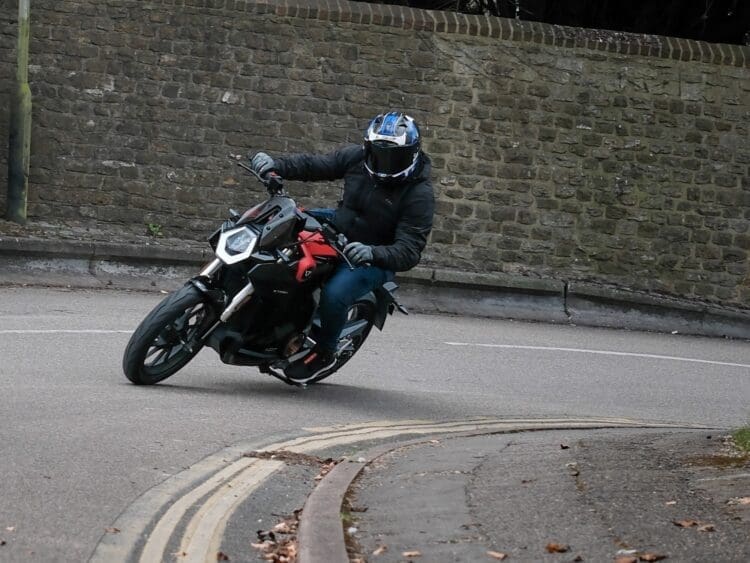 V-Moto Stash riding image