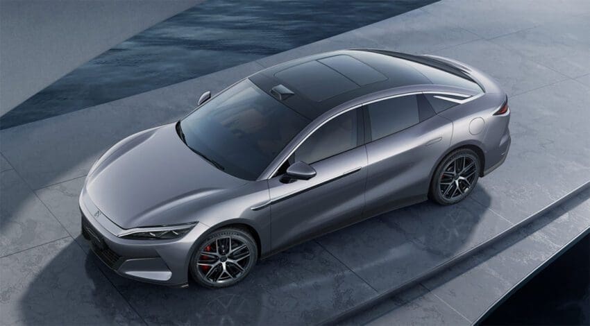 byd han L which supports megawatt charging