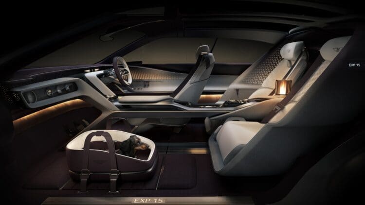 Bentley EXP 15 interior