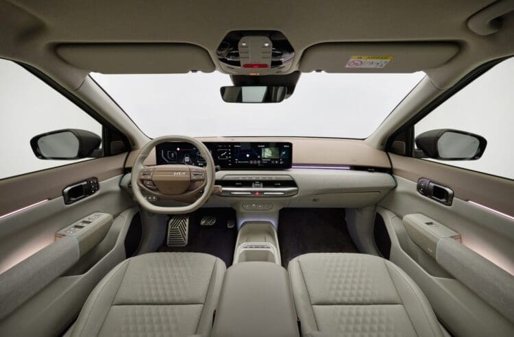 Kia EV hatchback interior
