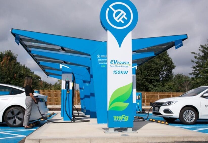 MFG EV Power charging hub