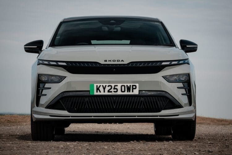 2025 Skoda Enyaq vRS Tech Deck face