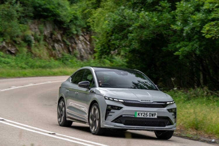 Skoda Enyaq vRS review driving image