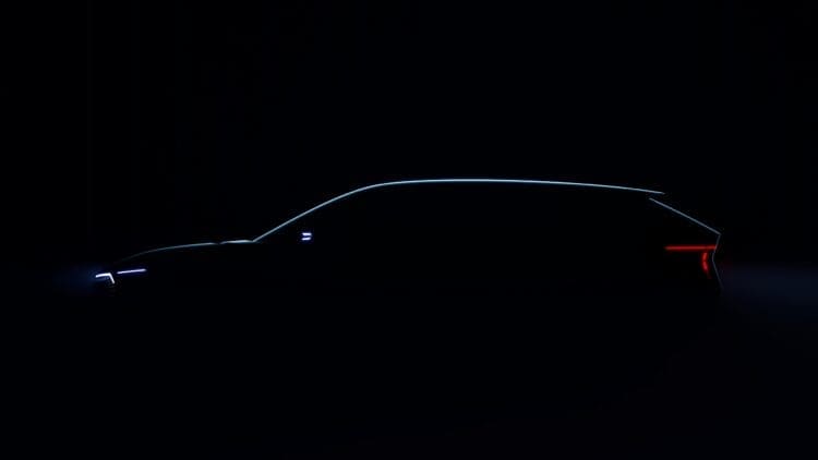 Skoda Vision O profile silhouette 