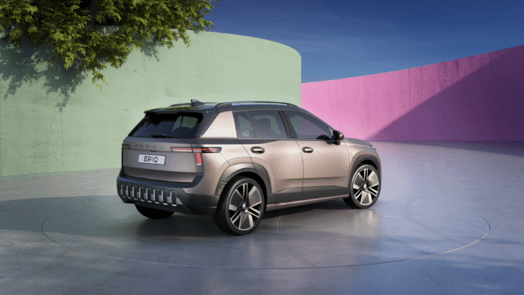 skoda epiq rear three-quarters view