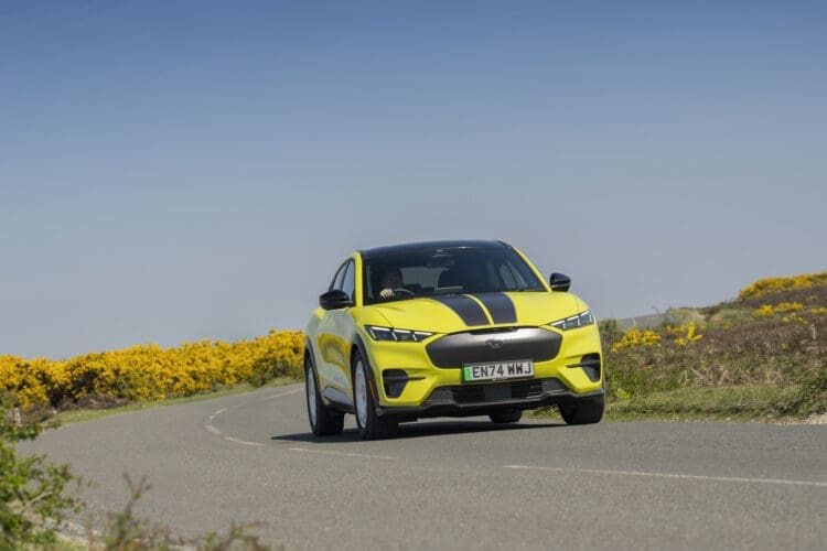 ford mustang mach-e rally review driving image