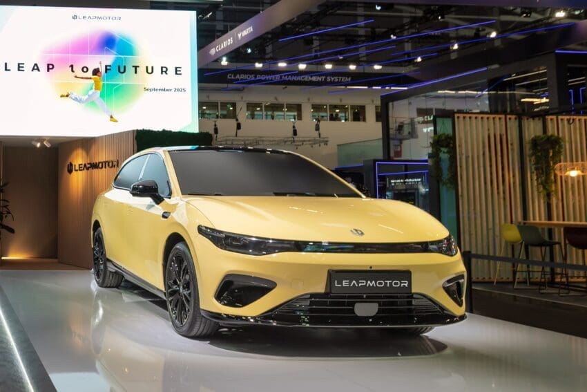 The Leapmotor B05 will make its UK debut at the Manchester Motor Show