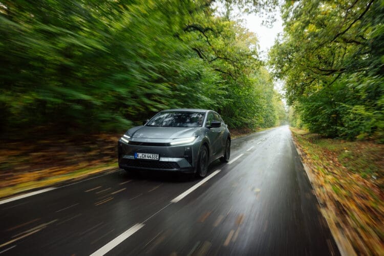 Toyota C-HR+ driving image