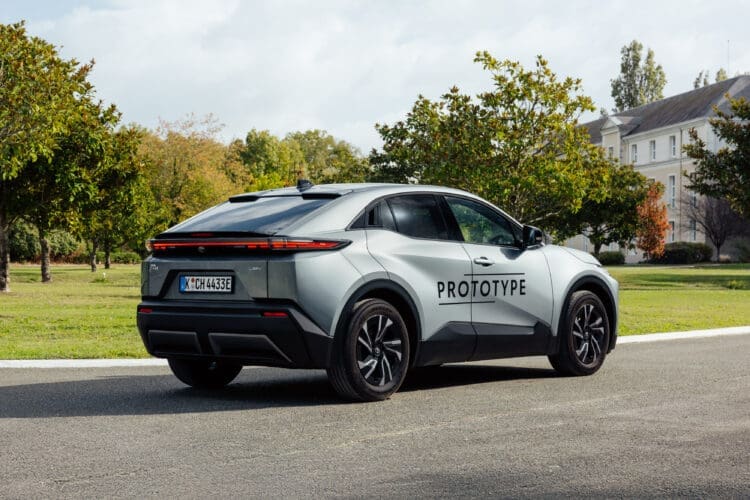 Toyota C-HR+ rear view