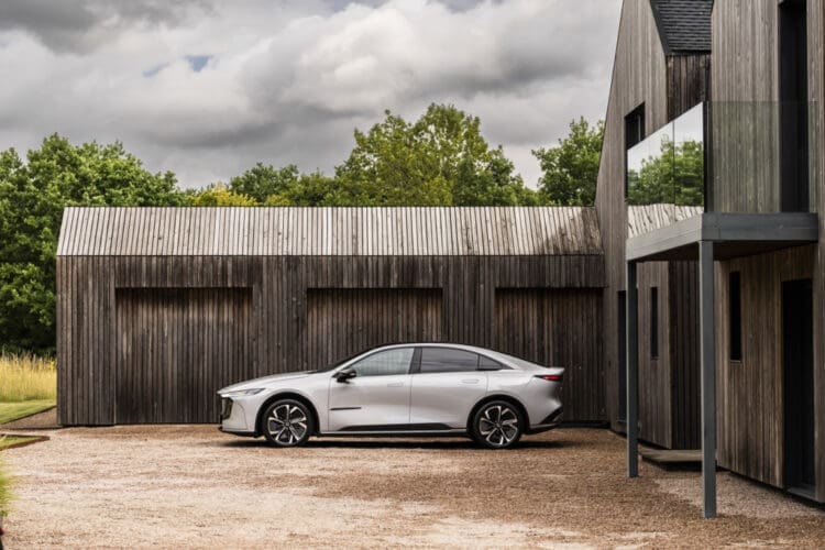 Mazda 6e side view