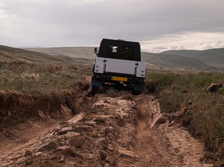 Munro Series M Utility driving off-road