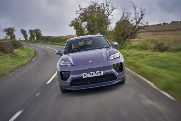 Porsche Macan Electric driving image
