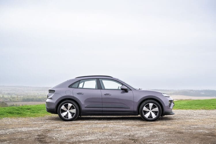 Porsche Macan Electric side view