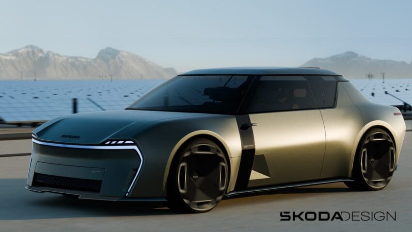 Skoda tunes the ’60s with re-imagined 1000 MBX Coupé EV