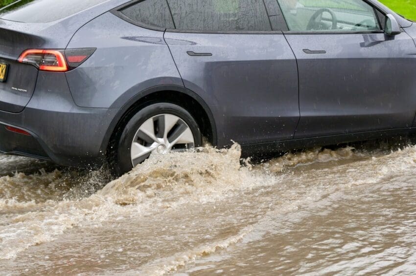 Can I drive an EV in a flood? What to know about electric cars and bad weather