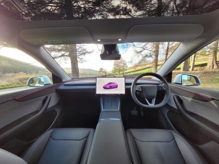 2025 Tesla Model Y interior