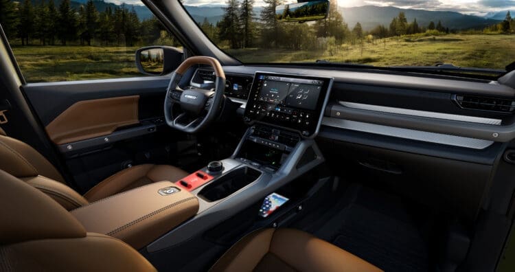 The 2026 Jeep Recon interior