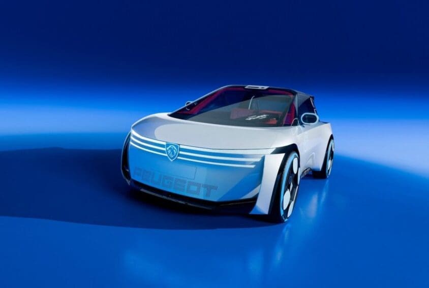 Peugeot Polygon Concept literally reinvents the wheel with upcoming e-208