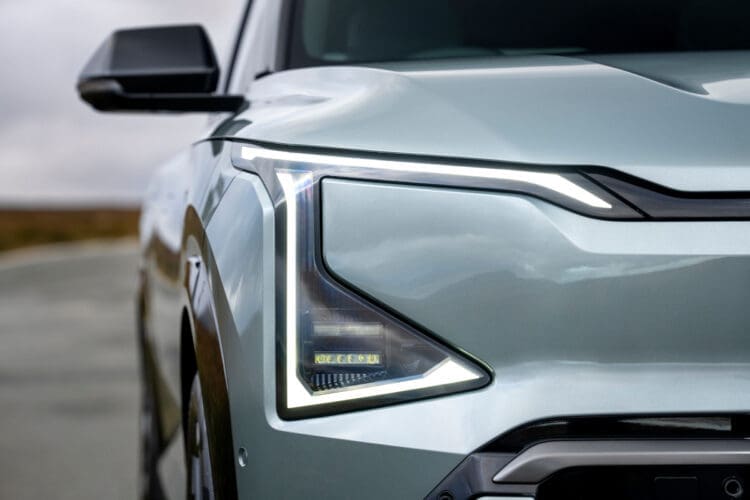 kia ev5 boot headlight detail