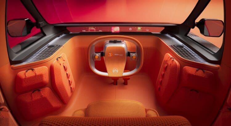 Citroen ELO concept car driver's seat