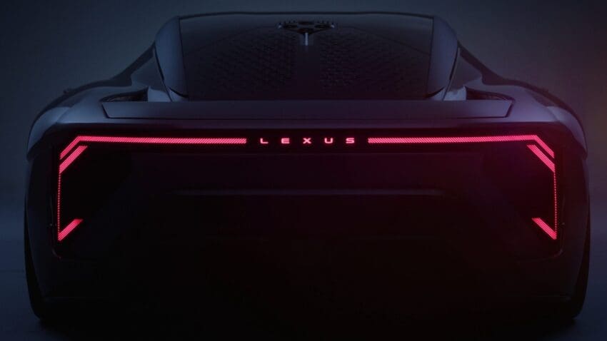 Electric Lexus LFA rear