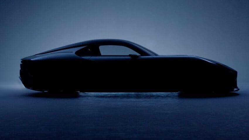 Electric Lexus LFA side profile