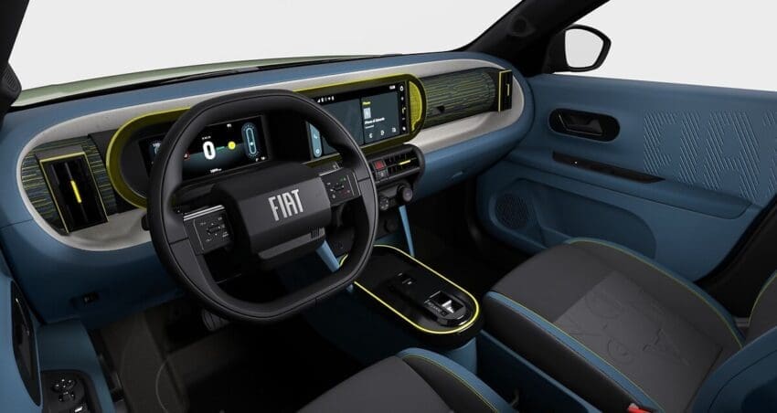 Fiat Grande Panda Electric Pop interior