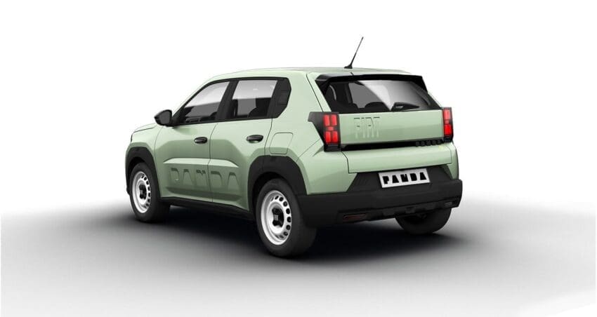 Fiat Grande Panda Electric Pop rear view