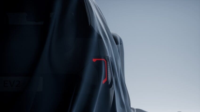 Kia EV2 to make debut at 2026 Brussels Motor Show rear lighting detail view