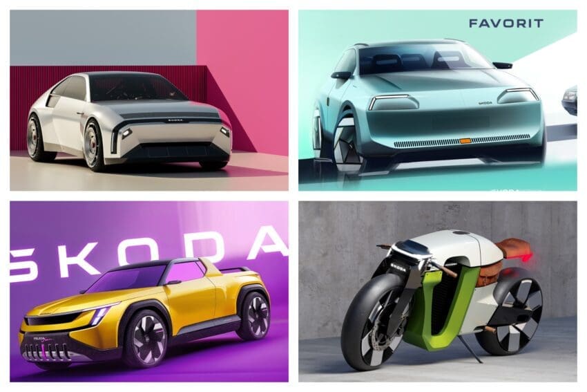 Czech it out: Skoda icons reimagined as EVs for 130th birthday celebrations