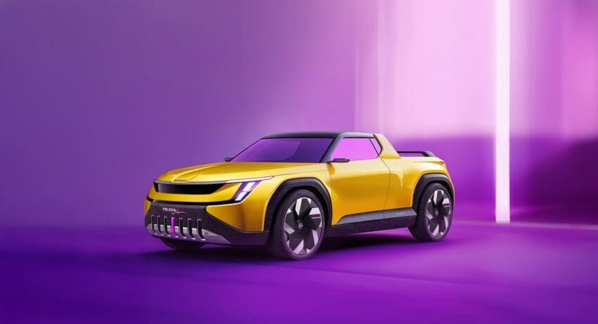 Skoda Felicia Fun EV icon reimagined