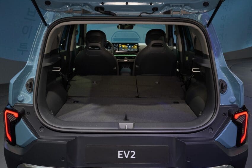 Kia EV2 class leading rear space