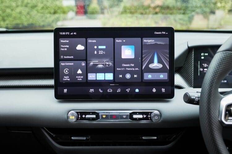 2026 MG4 infotainment system