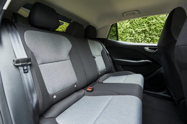 MG4 Urban rear seat space