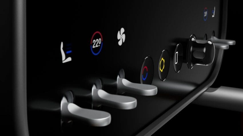 Ferrari Luce EV toggle switches