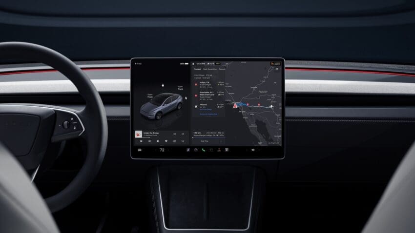 Tesla Robotaxi interior