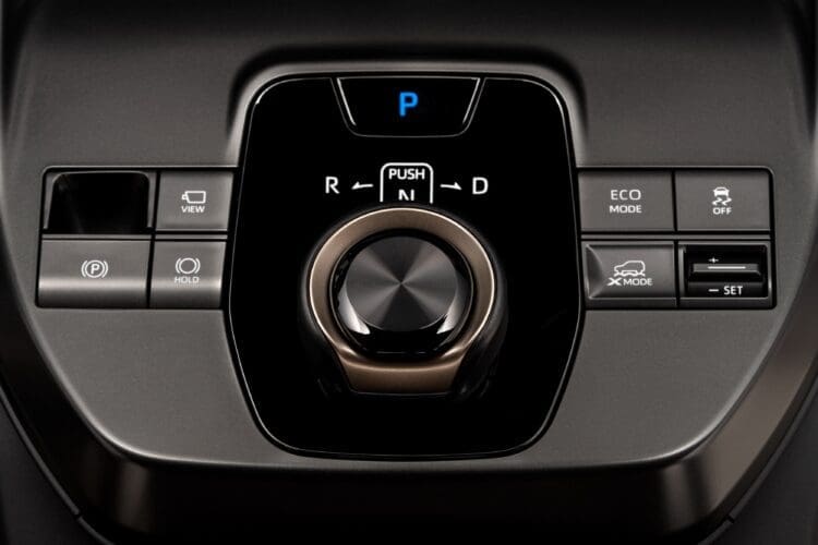 Toyota bZ4X Touring interior detail