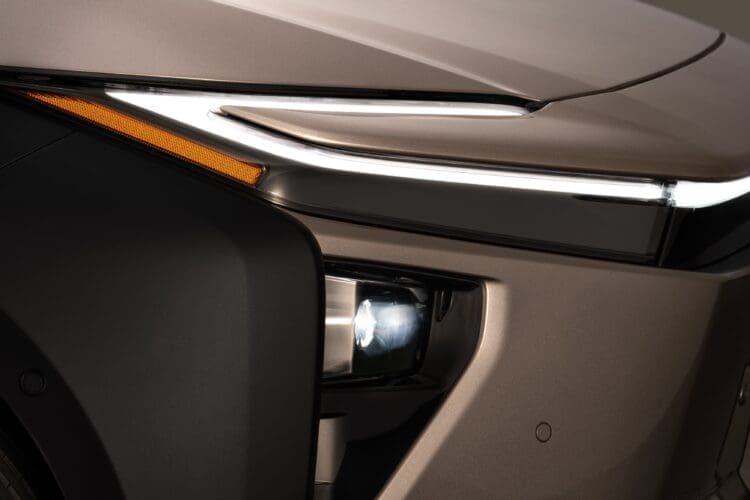 Toyota bZ4X Touring headlight detail