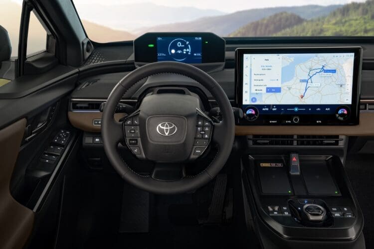 Toyota bZ4X Touring interior