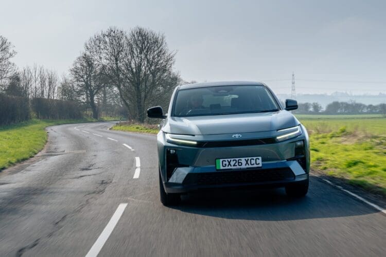 2026 Toyota C-HR+ review driving image