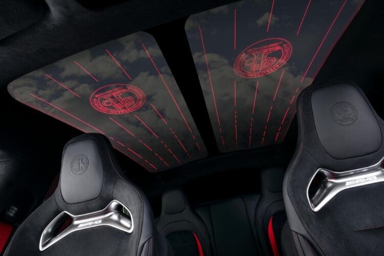 Mercedes-AMG GT 4-Door sunroof lights