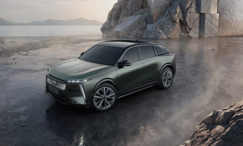 DS No7 SUV profile