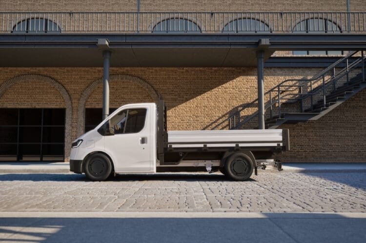 Ford Transit City chassis cab electric van