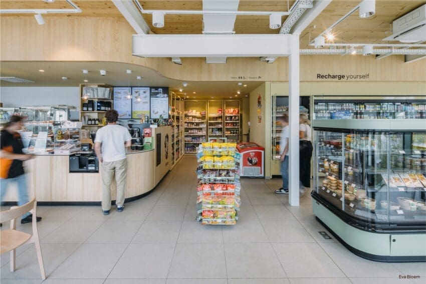 Inside the Fastned site in Brecht, Belgium