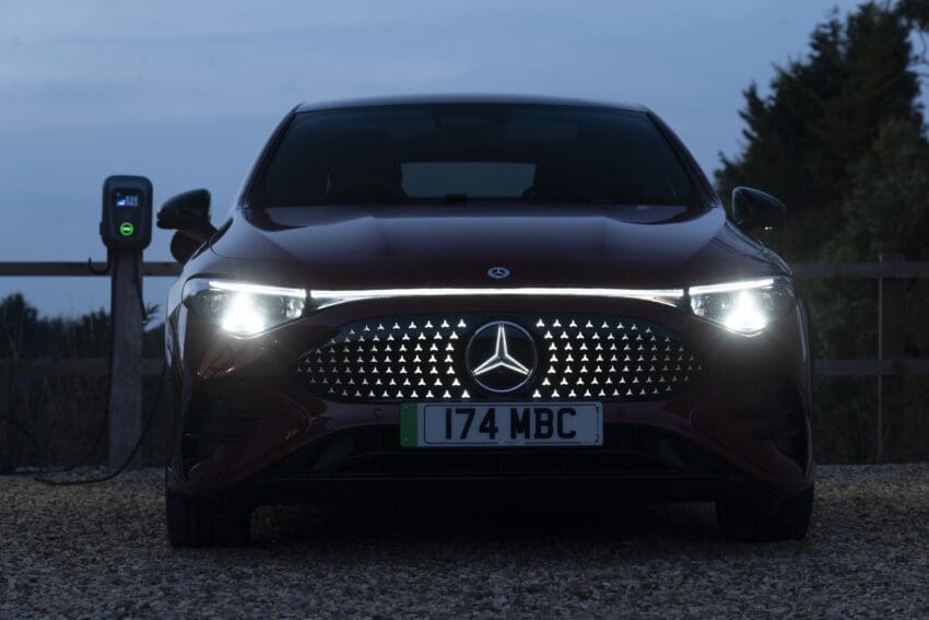 Mercedes CLA illuminated grille 