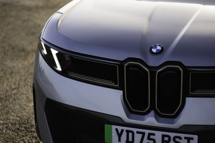 BMW iX3 grille close up