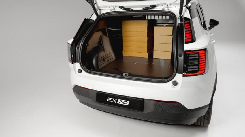 Volvo EX30 Cargo minivan gets 1,000kg of loading space