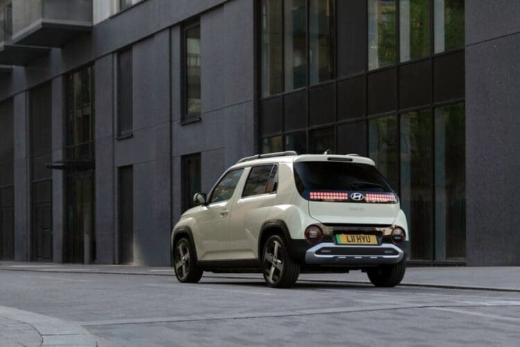 hyundai inster review rear image