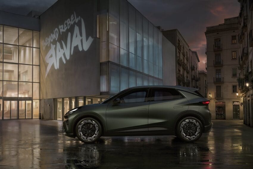 Cupra Raval profile design 